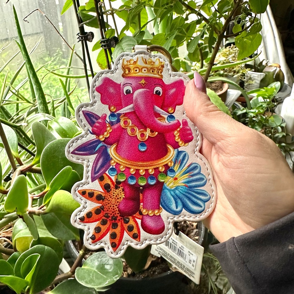 Moshino Ganesha Hindu Elephant Key Chain